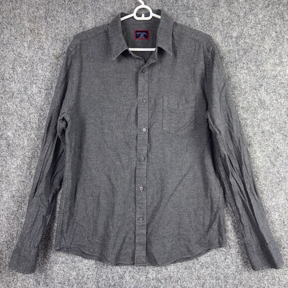 UNTUCKit Shirt Mens L Gray Button Up Causal Office Business Outdoors Travel - Picture 1 of 7